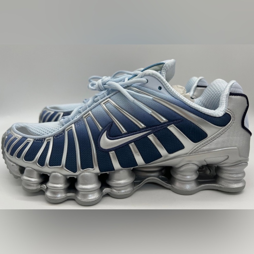 Women’s Nike Shox TL Fade Blue Tint Metallic Silver